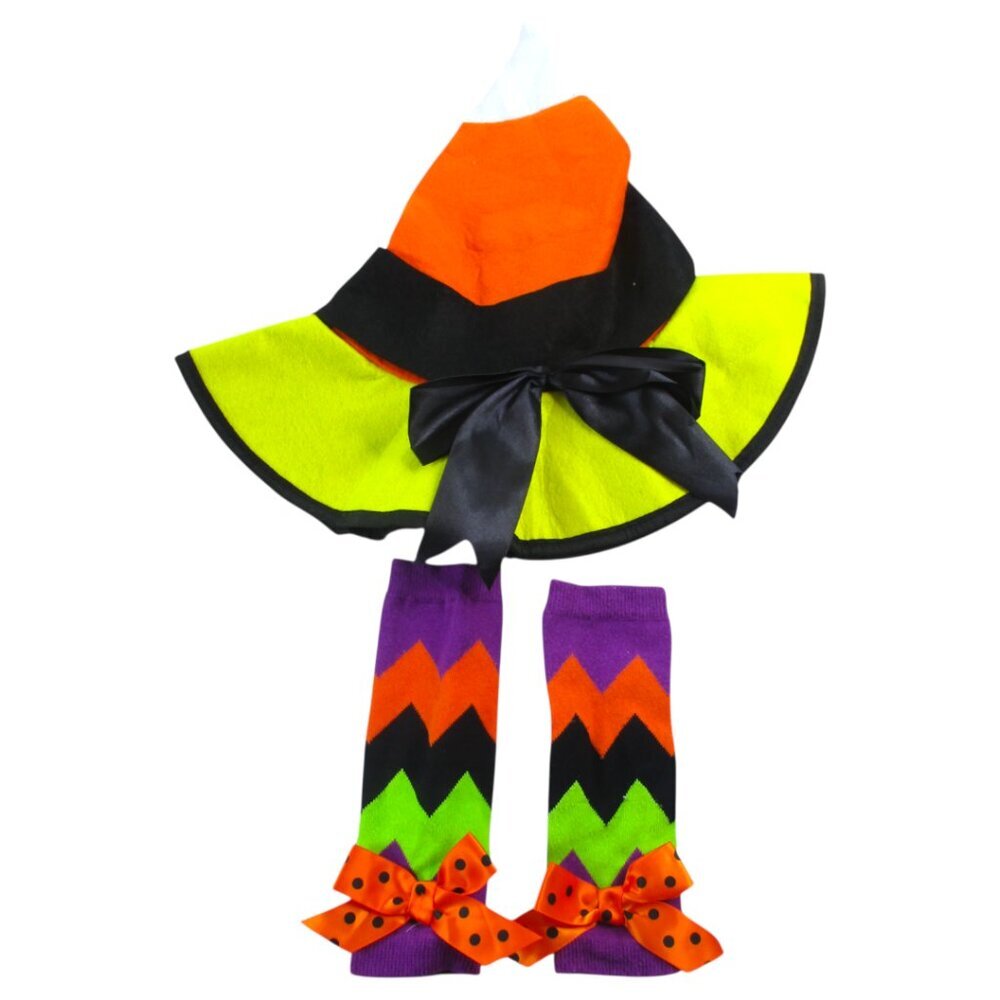 Little Wishes Hobby Lobby Halloween Witch Costume Baby Kids 6-12M Multi with Bow